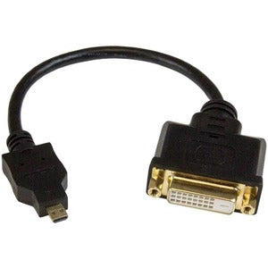 Micro HDMI to DVI-D Adapter M/F - 8in Micro HDMI to DVI-D Adapter M/F - 8in